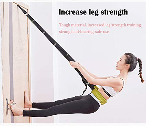 Back bend Assist Trainer - Improve Back and Waist Flexibility, Door Flexibility Stretching Strap, Home equipment for Ballet, Dance, Yoga, Gymnastics, Cheerleading, Splits (rose)