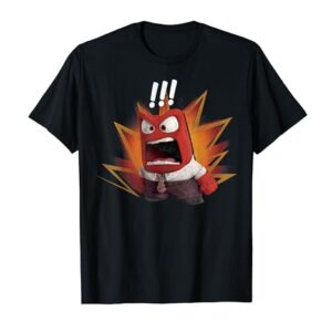 Disney Pixar Inside Out Anger Yell Colorful T-Shirt T-Shirt