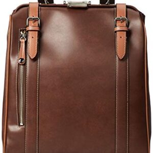 Kiwada Dulles Business Backpack, Vertical Type, Patrick, Genuine Leather Included, Made in Toyooka City, Hyogo Prefecture, Red Brown