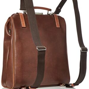 Kiwada Dulles Business Backpack, Vertical Type, Patrick, Genuine Leather Included, Made in Toyooka City, Hyogo Prefecture, Red Brown