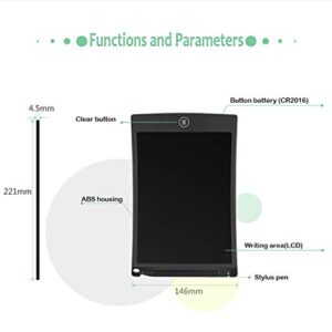 ISTOURI 8.5＂LCD Writing Tablet with Stylus， Digital eWriter for Learning Drawing and Note Taking Blue