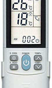 Anderic KTN828 Universal Mini-Split Air Conditioner Remote Control - Works Most Major Brands: Lennox, Samsung, Kenmore, Toshiba, Sanyo, Haier, Mitsubishi, Frigidaire, Hitachi, LG, Panasonic, Sharp