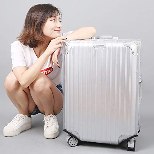 GigabitBest Luggage Protector Covers Suitcase Cover Protector PVC Luggage Case (30''(26.77''H x 20.47''L x 12.59''W))