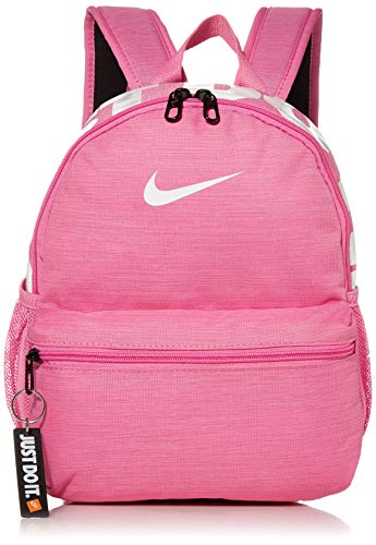 Nike Brasilia "just Do It" Backpack (mini), China Rose/China Rose/(Glossy White), Misc