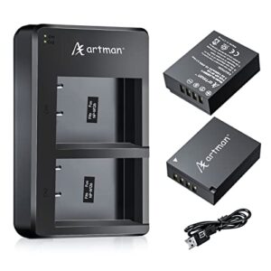 artman np-w126 np-w126s battery 2-pack and usb dual charger compatible with fujifilm x-t1 x-t2 x-t3 x-t10 x-t20 x-t30 x-t30 ii x-t100 x-t200 x100f x100v x-s10 x-a5 x-a10 x-e4 x-pro2 x-pro3