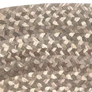 Better Trends Ombre Area Rug, 24" x 72" Runner, Reversible and Durable, 100% Soft Cotton Anti-Fatigue Chenille, Braided Rug for Entryway Living Room, Kitchen - Beige