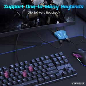HYCARUS Keyboard and Mouse Adapter for Switch/Xbox One/PS4/PS3, PS4 Keyboard Adapter & Xbox Keyboard Adapter. Perfect for Games Such as FPS, TPS, RTS, etc.