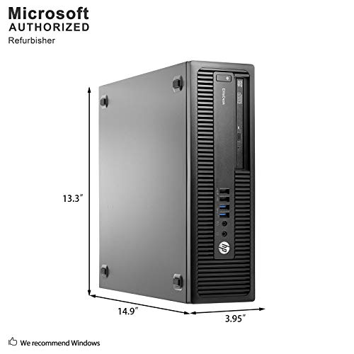 HP EliteDesk 800 G2 Business Class Desktop, Intel Core i5 6500 3.2Ghz, 8GB DDR4 RAM, 256GB SSD Hard Drive, Windows 10 (Renewed)