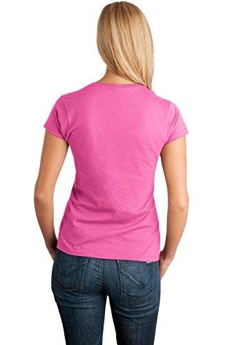 Gildan Women's Softstyle Cotton T-Shirt, Style G64000L, Multipack, Azalea (2-Pack), Small