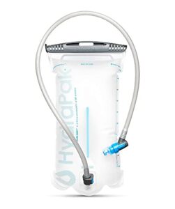 hydrapak a262 shape-shift low-profile water bladder/reservoir for hydration backpacks, 2-liter (75 oz.), high flow bite valve, safe & reliable, clear