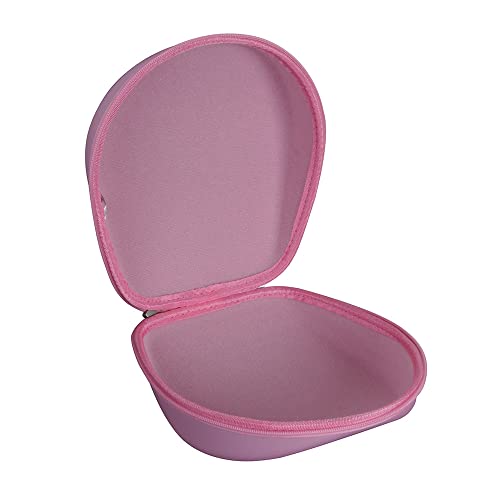 Hermitshell Hard Travel Case for iClever HS01 Kids Headphones (Pink)