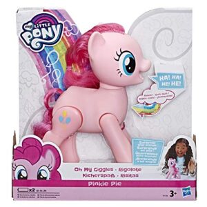 My Little Pony Toy Oh My Giggles Pinkie Pie -- 8" Interactive Toy with Sounds & Movement, Kids Ages 3 Years Old & Up