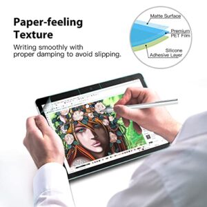 MoKo Matte Screen Protector for Microsoft Surface Pro 7 plus/Pro 7/Pro 6/Pro 5/Pro 4/Pro LTE Tablet, Anti Reflection PET Film, Write Draw and Sketch with Surface Pen Like on Paper, Clear