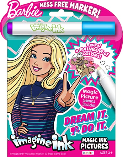 Bendon 74732 Barbie Imagine Ink Magic Ink Pictures,Multicolor