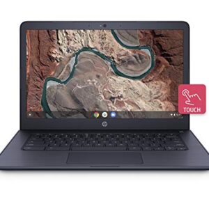 HP Chromebook 14-inch Laptop with 180-Degree -Hinge, Touchscreen Display, AMD Dual-Core A4-9120 Processor, 4 GB SDRAM, 32 GB eMMC Storage, Chrome OS (14-db0090nr, Ink Blue)