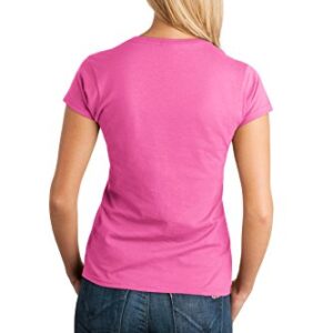 Gildan Women's Softstyle Cotton T-Shirt, Style G64000L, Multipack, Azalea (2-Pack), Medium