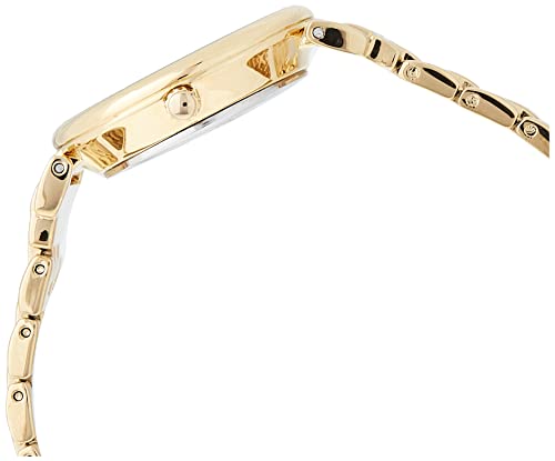 Anne Klein Women's AK/2158GYGB Gold-Tone Bracelet Watch