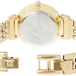 Anne Klein Women's AK/2158GYGB Gold-Tone Bracelet Watch