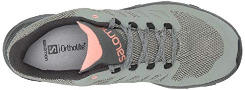 Salomon Outline Gore-TEX Hiking Shoes for Women, Shadow/Urban Chic/Coral Almond, 8