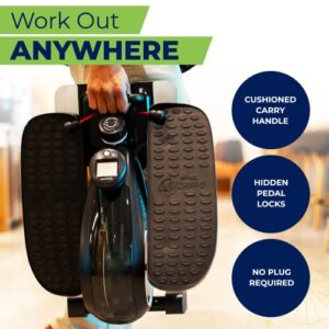 DeskCycle Ellipse Under Desk Elliptical Machine - Get Fit While You Work with Our Compact Mini Seated Elliptical Machine - Burn Calories, Boost Energy, Tone Muscles, and Increase Productivity