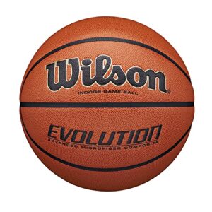 wilson men's evolution basketball emea, brown, 7