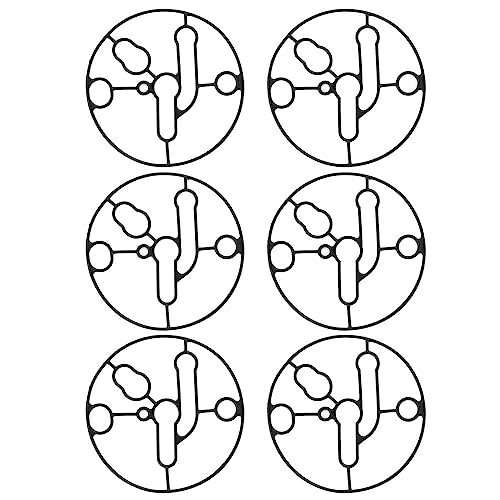 Venseri Pack of 6 Float Bowl Gasket for BS 695426 Nikki Carburetor Overhaul Troy-Bilt Toro Lawn Mower