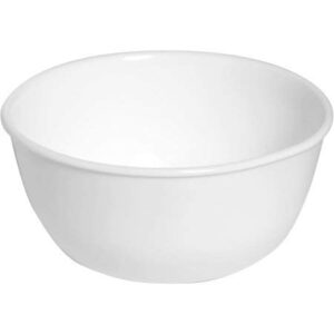 Corelle Livingware 1032595 28-Ounce Super Soup/Cereal Bowl, Winter Frost White - Set of 6