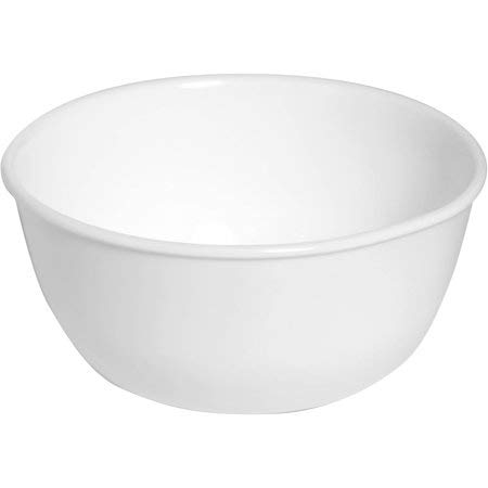 Corelle Livingware 1032595 28-Ounce Super Soup/Cereal Bowl, Winter Frost White - Set of 6