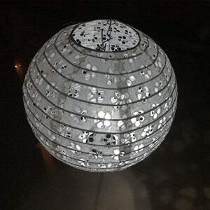 Calvas 10pcs/lot 8"/20cm 12" 30cm White Round Chinese Japanese Paper Lantern Ball Wedding Birthday Party Hanging Decoration Centerpieces - (Color: White, Lantern Size: 12inch)