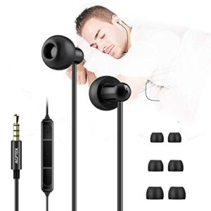 agptek sleep earbuds, in-ear earphones for sleeping with 3 sizes ultra-light soft silicone, noise isolating headphone perfect for sleeping, insomnia, side sleeper, air travel, meditation & relaxation