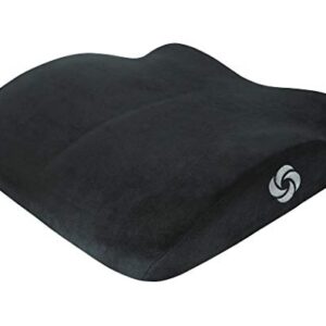 SAMSONITE, Extra Soft Support, Ergonomic Seat Cushion with 100% Pure Memory Foam, Perfect for Car and Office Chair