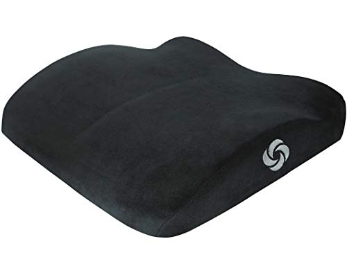 SAMSONITE, Extra Soft Support, Ergonomic Seat Cushion with 100% Pure Memory Foam, Perfect for Car and Office Chair