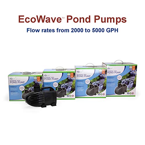 Aquascape 91133 EcoWave 4000 GPH Mag-Drive Pond and Waterfall Pump, Black