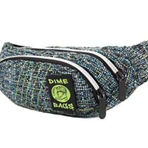 Dime Bags Fanny Pack | Hemp Waist Bag with Spacious Storage and Adjustable Strap (Glass)