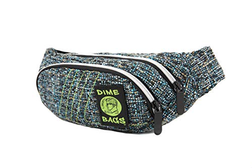 Dime Bags Fanny Pack | Hemp Waist Bag with Spacious Storage and Adjustable Strap (Glass)