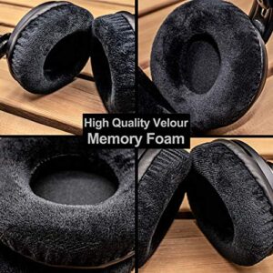 Replacement Ear Pads Compatible with DT770, DT880, DT990, DT 770 PRO, DT 880 PRO, DT 990 PRO Headphones (Black)