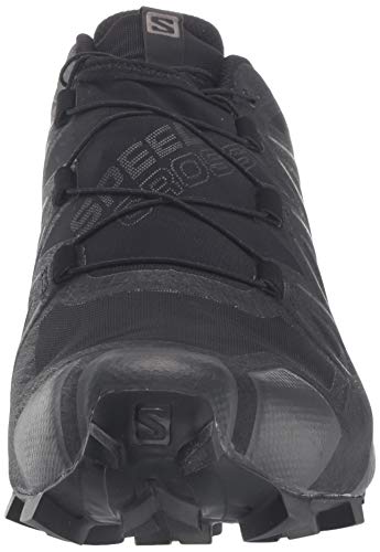 Salomon Speedcross 5 Gore-tex Trail Running Shoes for Men, Black/Black/Phantom, 10