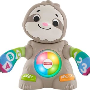 Fisher-Price Linkimals Learning Toy Smooth Moves Sloth With Interactive Music And Lights For Infants And Toddlers