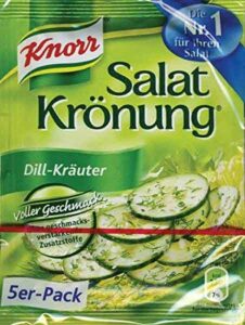 from germany knorr salat kronung dill-krauter salad herbs and dill 5 pack