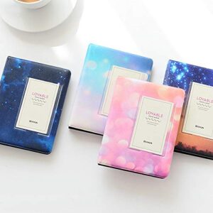 Fancyme 64 Pockets 3 Inch Starry Sky Polaroid Photo Book Album for Fujifilm Instax Mini Films Album Instax Mini 9 8 7s 90 70 25 Name Card Holder