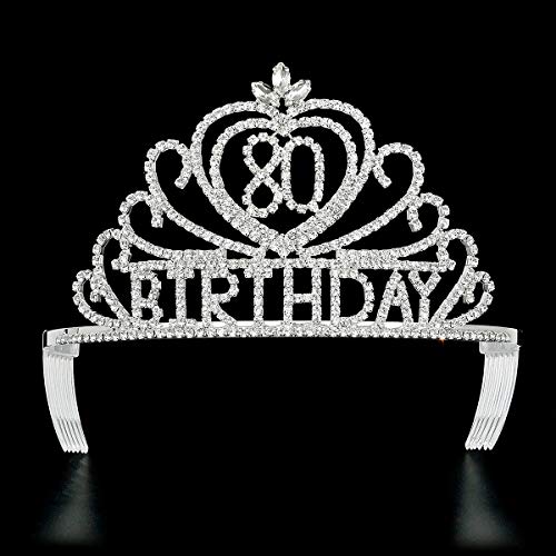 DcZeRong Women 30 Birthday Queen Crowns Rhinestone Tiara Women 30th Birthday Princess Tiaras Crown