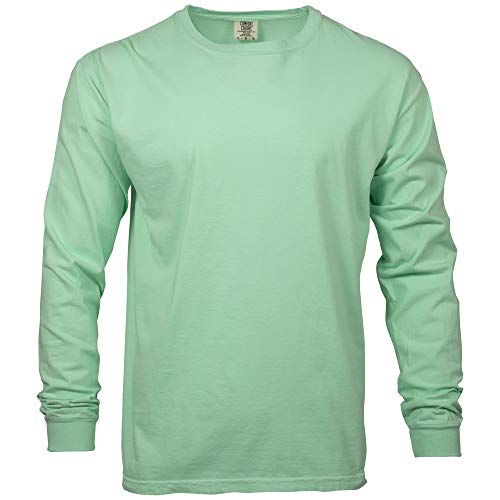 Comfort Colors Adult Long Sleeve Tee, Style 6014, Island Reef, 4X-Large