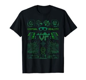 virtual reality vr retro gamers t shirt