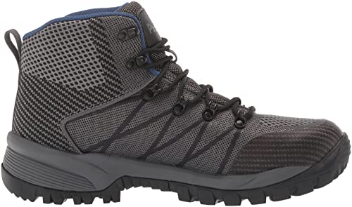 Propét mens Traverse Hiking Boot, Grey/Black, 9.5 XX-Wide US