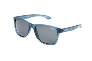 o'neill offshore polarized square sunglasses, matte navy crystal, 55 mm