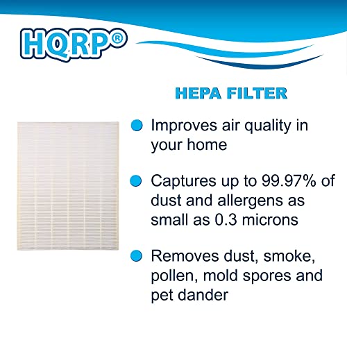 HQRP True HEPA + 4 Carbon Filter Set compatible with Kenmore 85300 SA300 32.85300 PlasmaWave, 118012-KM 118012 85301 32.85301 Replacement