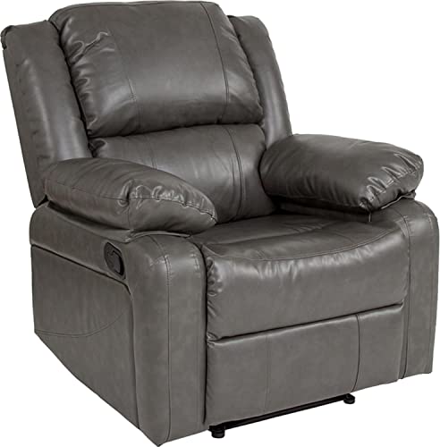 Flash Furniture Harmony Series Gray LeatherSoft Recliner