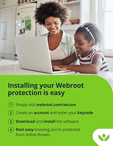 Webroot Internet Security Plus | Antivirus Software 2023 |3 Device | 2 Year Download for PC/Mac/Chromebook/Android/IOS + Password Manager