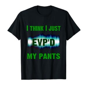 Ghost Hunting T-Shirt EVP Paranormal Spirit Funny Gift Men's