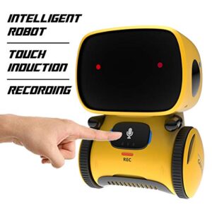 REMOKING Robot Toy, STEM Toys Robotics for Kids,Dance,Sing,Speak Like You,Recorder,Touch and Voice Control, Great Gifts for Kids